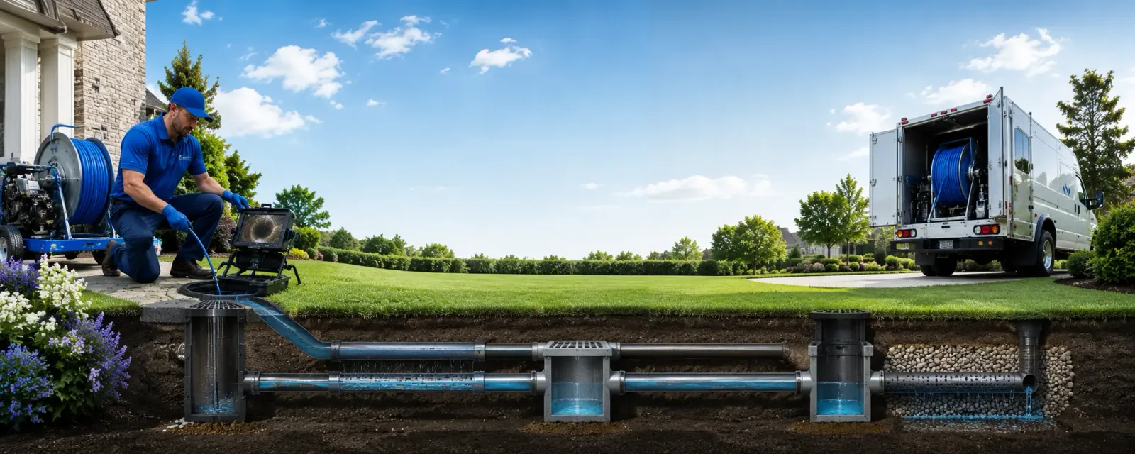 Outdoor drain cleaning information for Clarks Point, AK